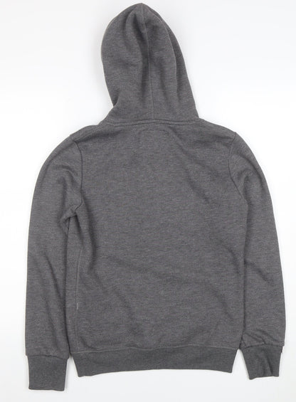 Womens UK Size XS Superdry Grey Pullover Hoodie