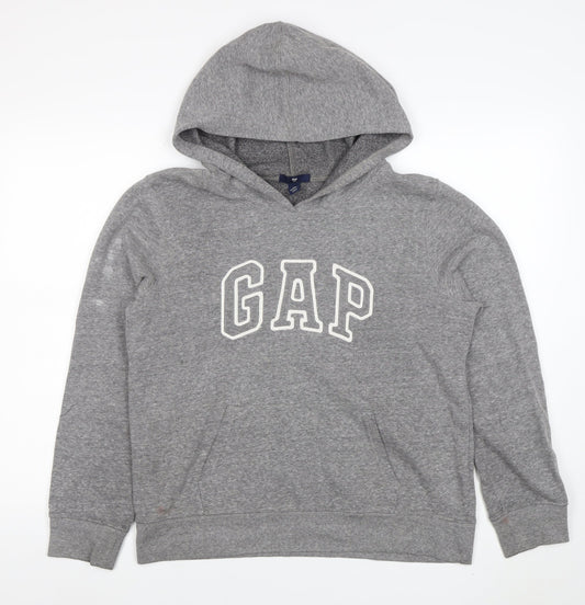 Mens UK Size M Gap Grey Pullover Hoodie
