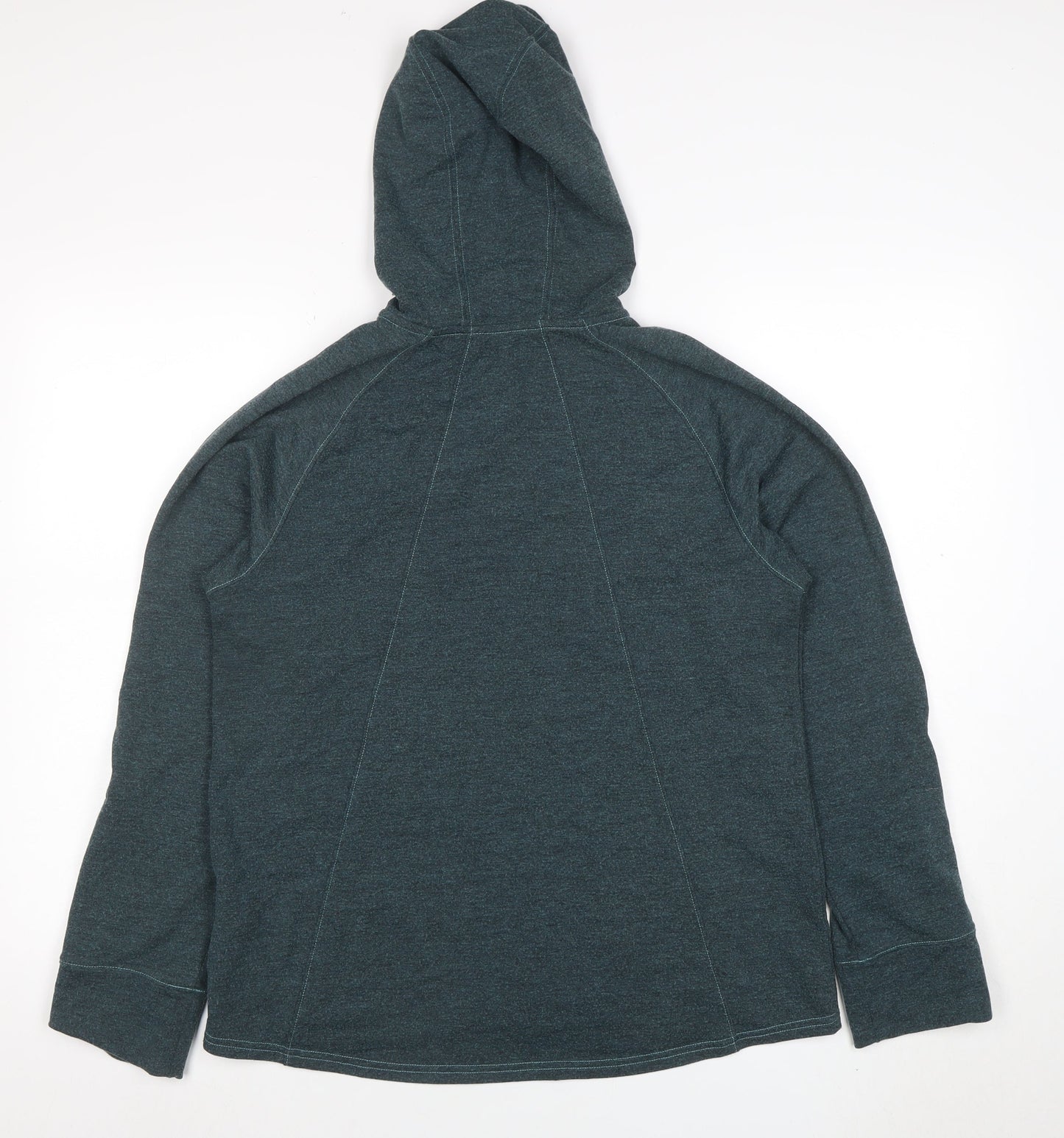 Womens UK Size M The North Face Blue Full Zip Hoodie