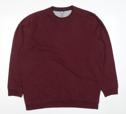 Mens UK Size XL James Pringle Red Pullover Sweatshirt