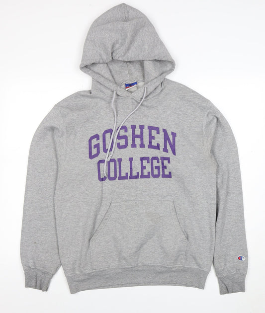 Mens UK Size M Champion Grey Pullover Hoodie