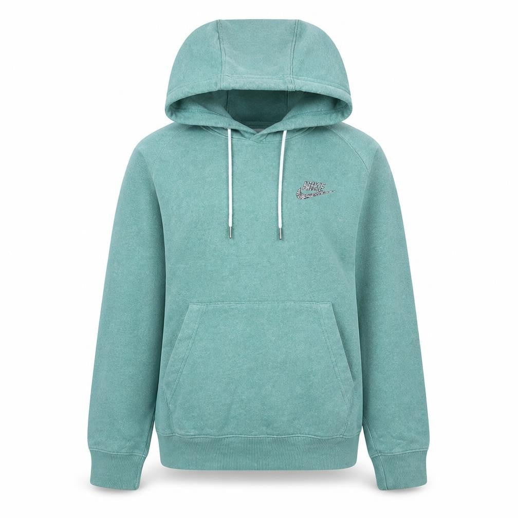 Womens UK Size S Nike Green Pullover Hoodie