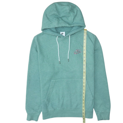 Womens UK Size S Nike Green Pullover Hoodie