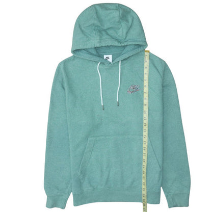 Womens UK Size S Nike Green Pullover Hoodie