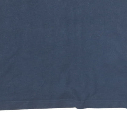 Ellesse Men’s Blue Cotton Short Sleeve Crew Neck Logo T-Shirt Size S