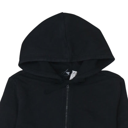 Womens UK Size XL Adidas Black Full Zip Hoodie
