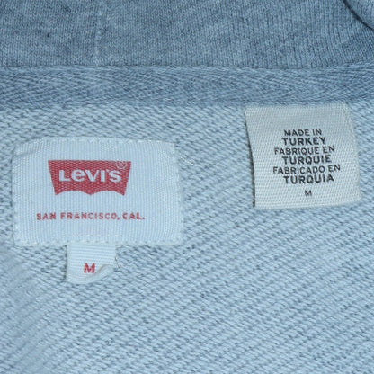 Mens UK Size M Levi's Grey Pullover Hoodie