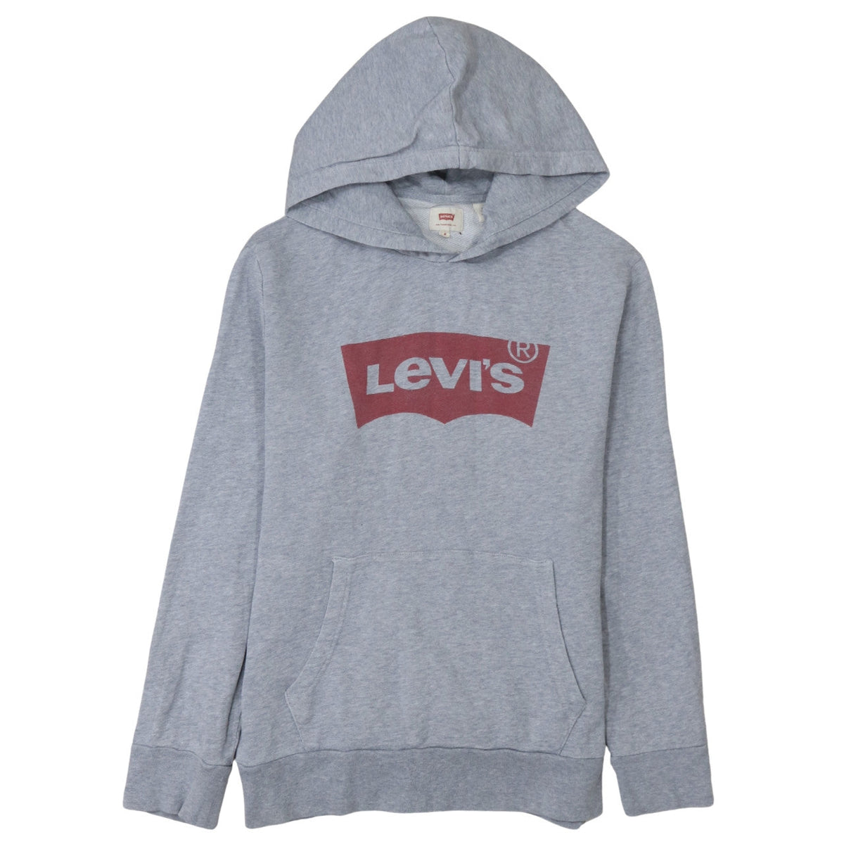 Mens UK Size M Levi's Grey Pullover Hoodie
