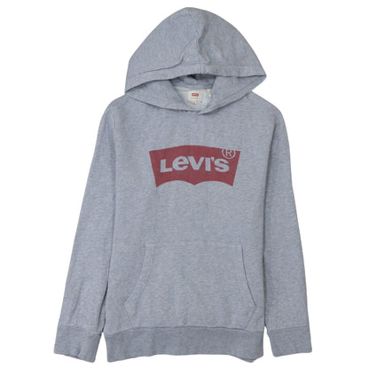 Mens UK Size M Levi's Grey Pullover Hoodie