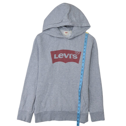 Mens UK Size M Levi's Grey Pullover Hoodie