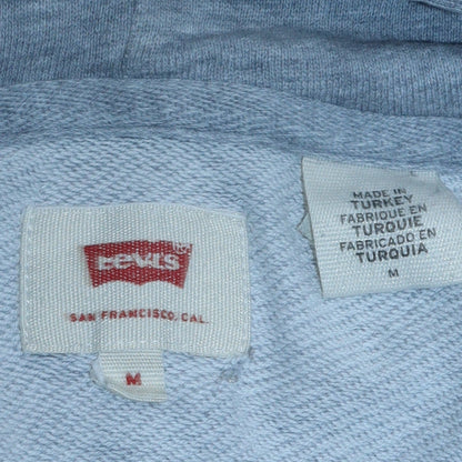 Mens UK Size M Levi's Grey Pullover Hoodie