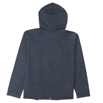Womens UK Size 12 Reebok Blue Pullover Hoodie