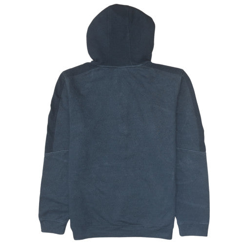 Mens UK Size L Under Armour Blue Pullover Hoodie