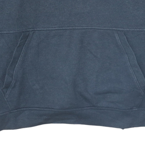 Mens UK Size L Under Armour Blue Pullover Hoodie
