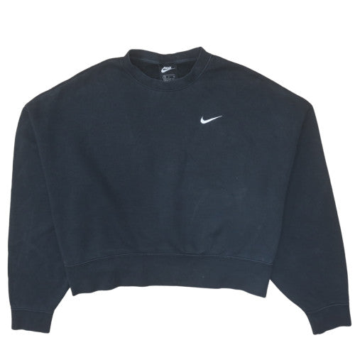 Womens UK Size S Nike Black Pullover Sweatshirt