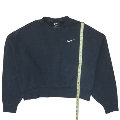 Womens UK Size S Nike Black Pullover Sweatshirt