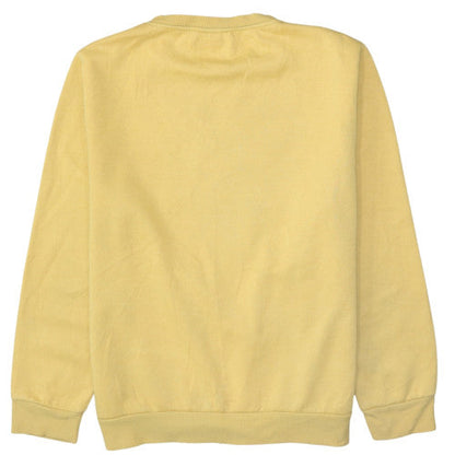 Womens UK Size M Disney Yellow Pullover Sweatshirt