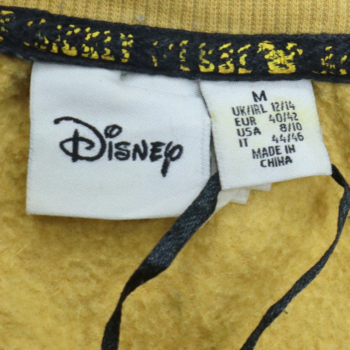 Womens UK Size M Disney Yellow Pullover Sweatshirt
