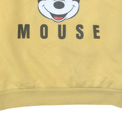 Womens UK Size M Disney Yellow Pullover Sweatshirt