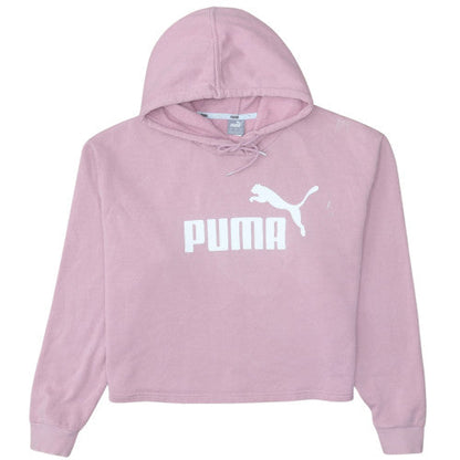 Womens UK Size L Puma Pink Pullover Hoodie