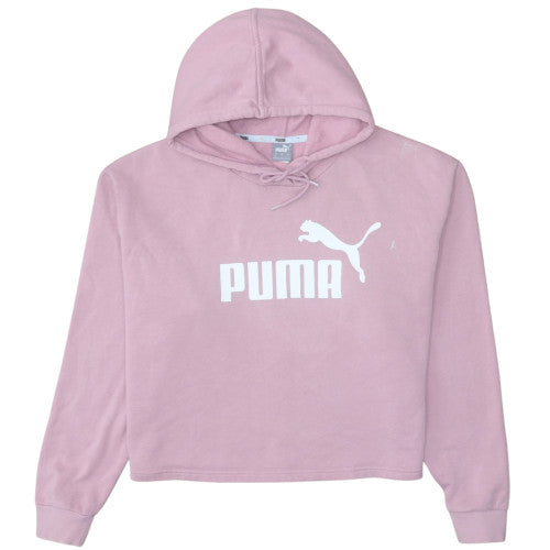 Womens UK Size L Puma Pink Pullover Hoodie