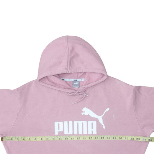 Womens UK Size L Puma Pink Pullover Hoodie
