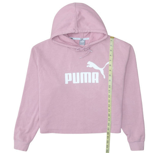 Womens UK Size L Puma Pink Pullover Hoodie