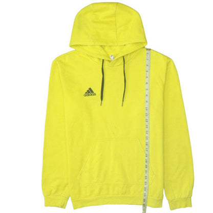 Mens UK Size M Adidas Yellow Pullover Hoodie