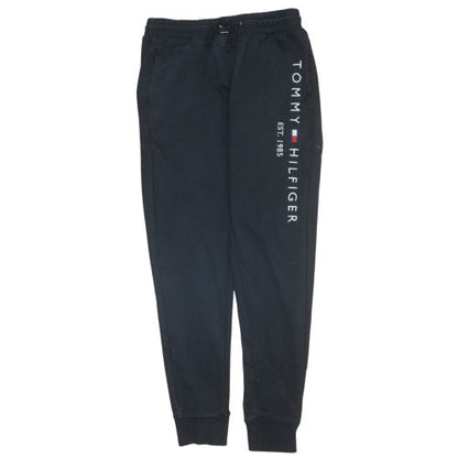 Tommy Hilfiger Men's Black Jogger Trousers Size L Casual Fleece
