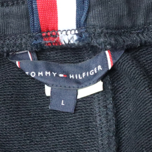 Tommy Hilfiger Men's Black Jogger Trousers Size L Casual Fleece