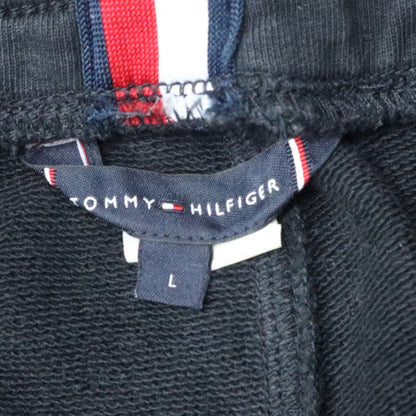 Tommy Hilfiger Men's Black Jogger Trousers Size L Casual Fleece
