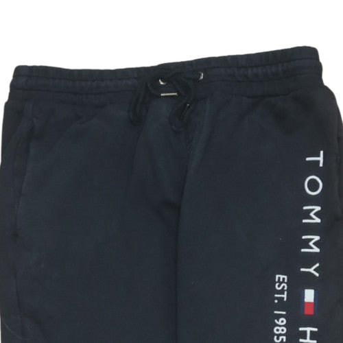 Tommy Hilfiger Men's Black Jogger Trousers Size L Casual Fleece