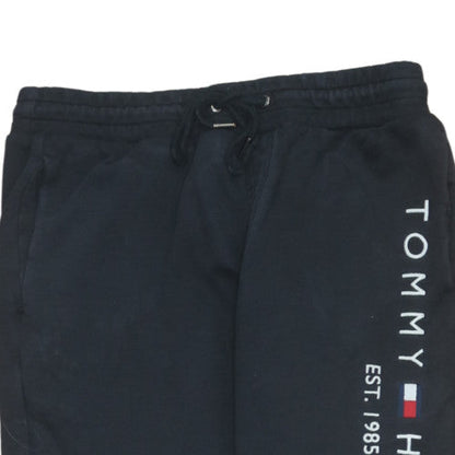 Tommy Hilfiger Men's Black Jogger Trousers Size L Casual Fleece