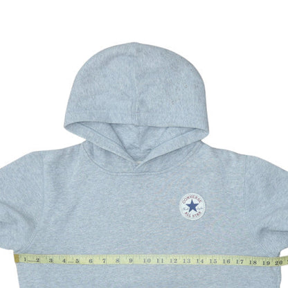 Converse Boys Grey Hooded Pullover Hoodie XL 13-15 Years All Star Logo