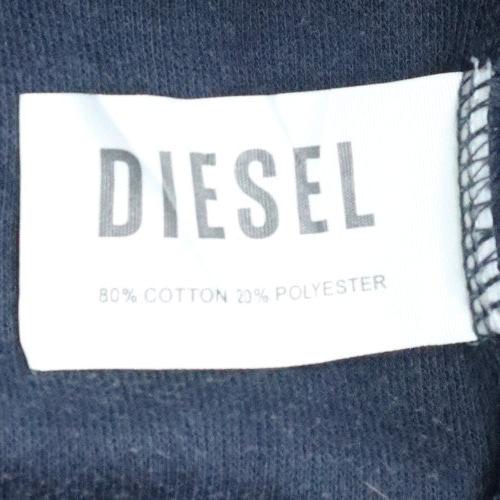 Mens UK Size S Diesel Black Full Zip Sweatshirt