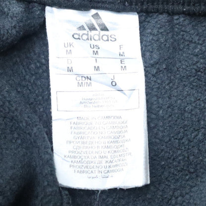 Adidas Men's Black Jogger Trousers Size M Cotton Blend Cuffed Track Pants