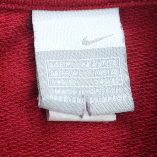 Mens UK Size M Nike Red Full Zip Sweatshirt
