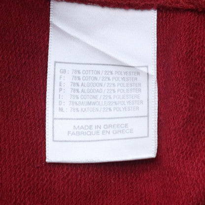 Mens UK Size M Nike Red Full Zip Sweatshirt