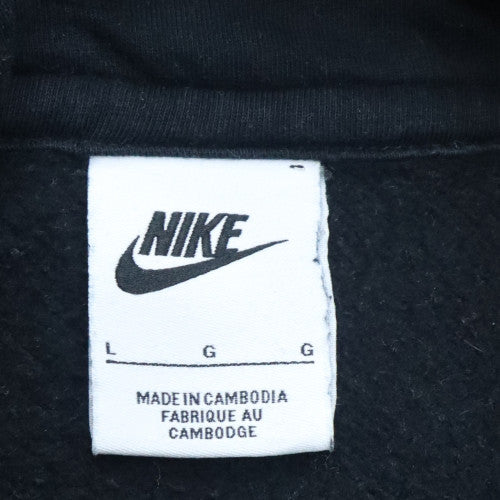 Womens UK Size L Nike Black Pullover Hoodie