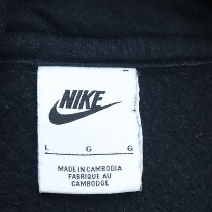 Womens UK Size L Nike Black Pullover Hoodie