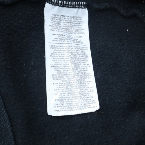 Womens UK Size L Nike Black Pullover Hoodie