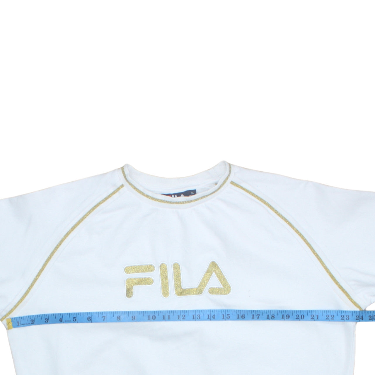 Womens UK Size XL Fila White Pullover Sweatshirt