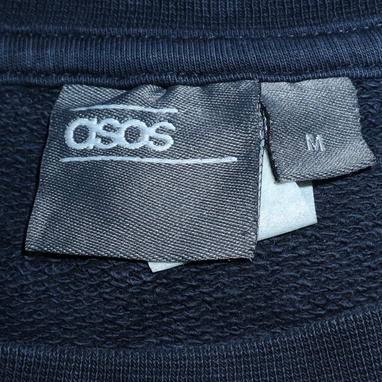 Mens UK Size M ASOS Blue Pullover Sweatshirt
