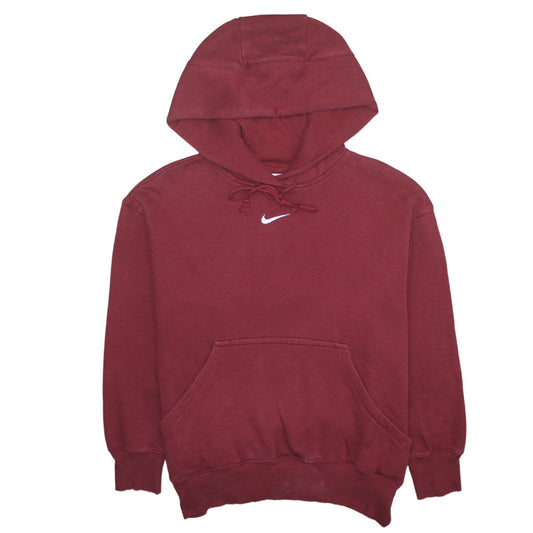 Mens UK Size S Nike Red Pullover Hoodie