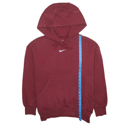 Mens UK Size S Nike Red Pullover Hoodie