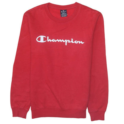 Mens UK Size S Champion Red Pullover Sweatshirt