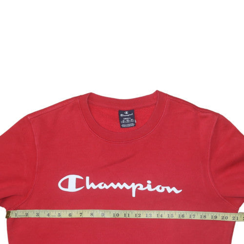 Mens UK Size S Champion Red Pullover Sweatshirt