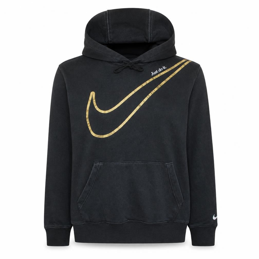 Womens UK Size M Nike Black Pullover Hoodie