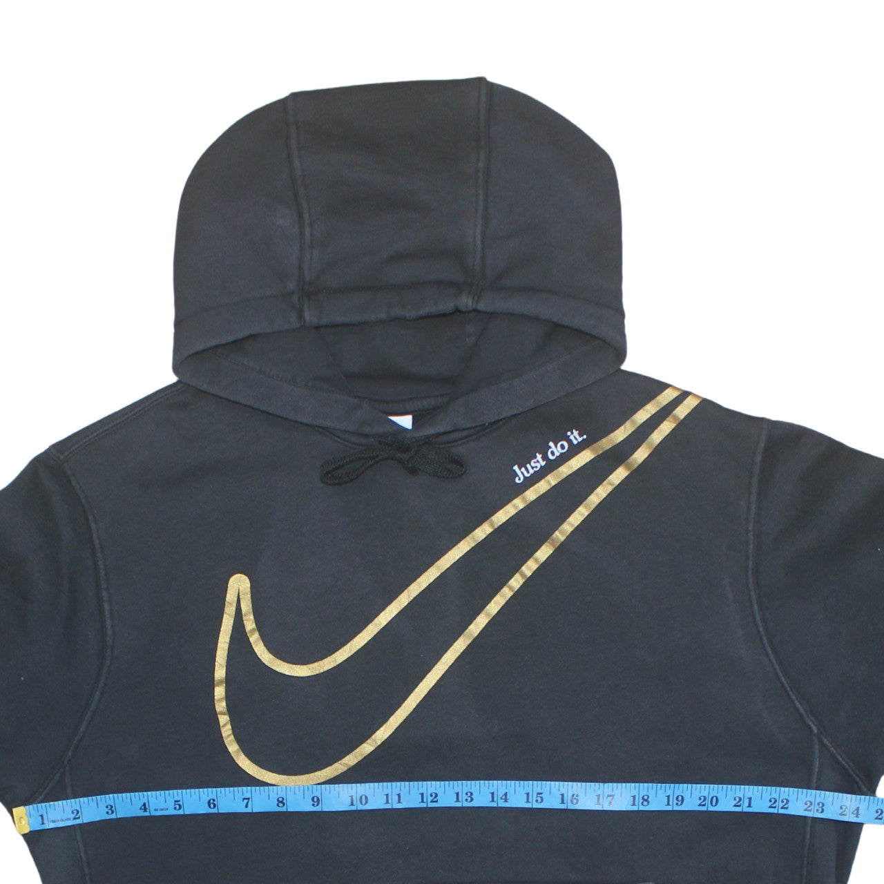 Womens UK Size M Nike Black Pullover Hoodie