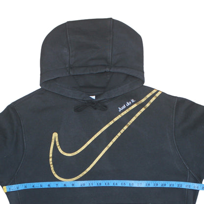Womens UK Size M Nike Black Pullover Hoodie